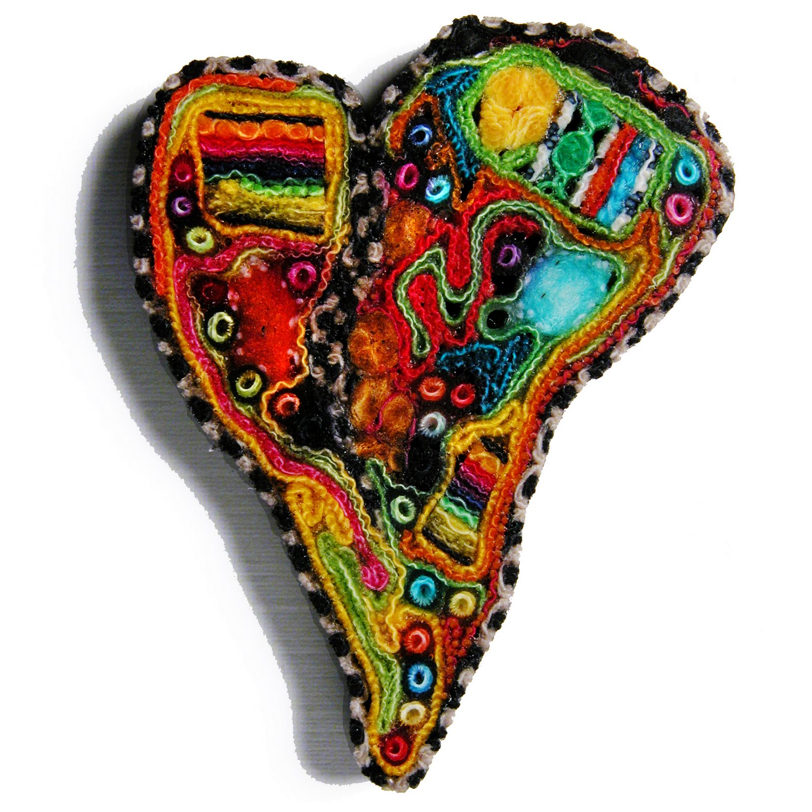 HandMadera Fabric jewels by Meg Hannan