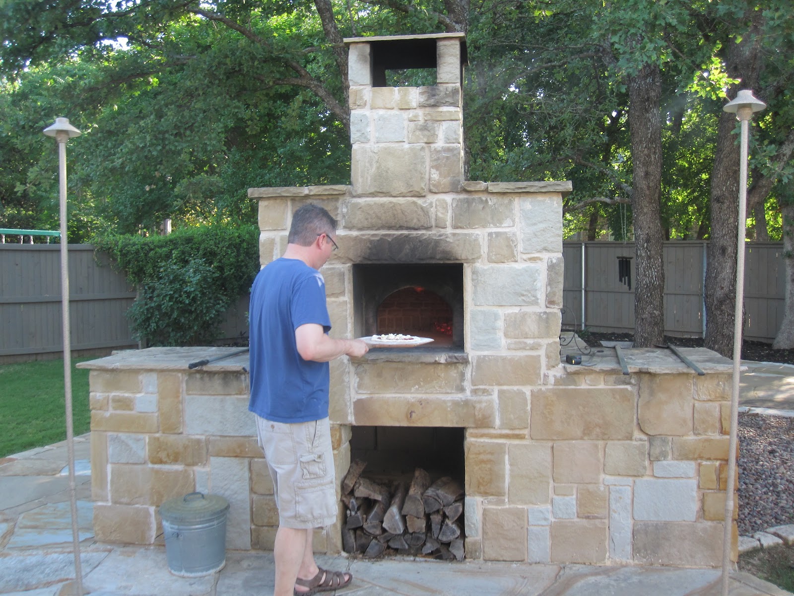 diy wood burning pizza oven