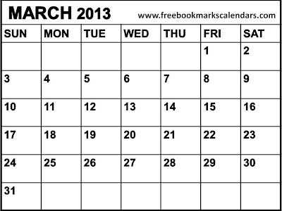 Free Printable Blank Calendars 2013 on Free Homemade Calendars 2012 And 2013  Planner 2013 March   Blank