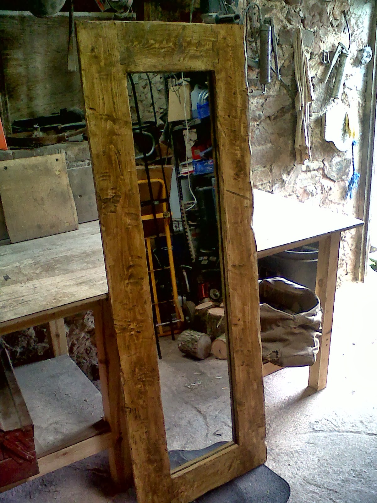 Reclaimed Wood Full Length Mirror £120 (Sold)