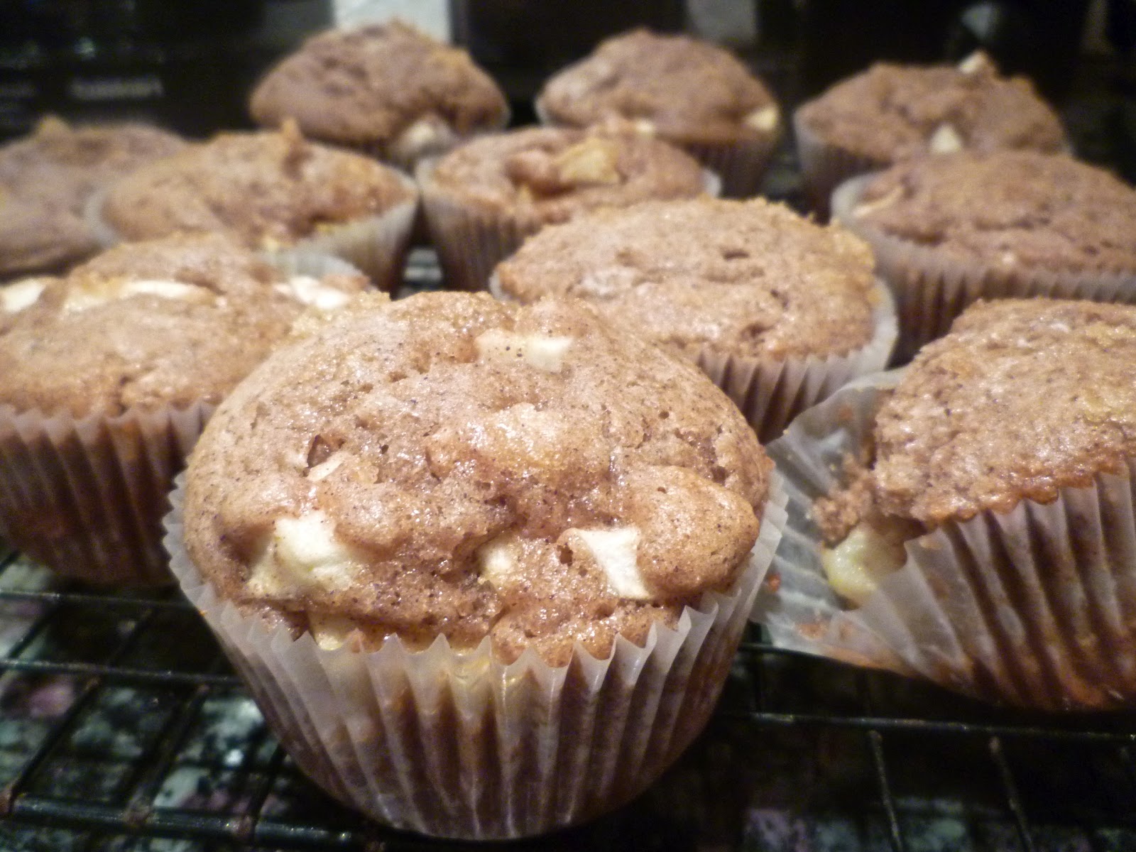 What's Baking in the Apple Cinnamon Yogurt Muffins