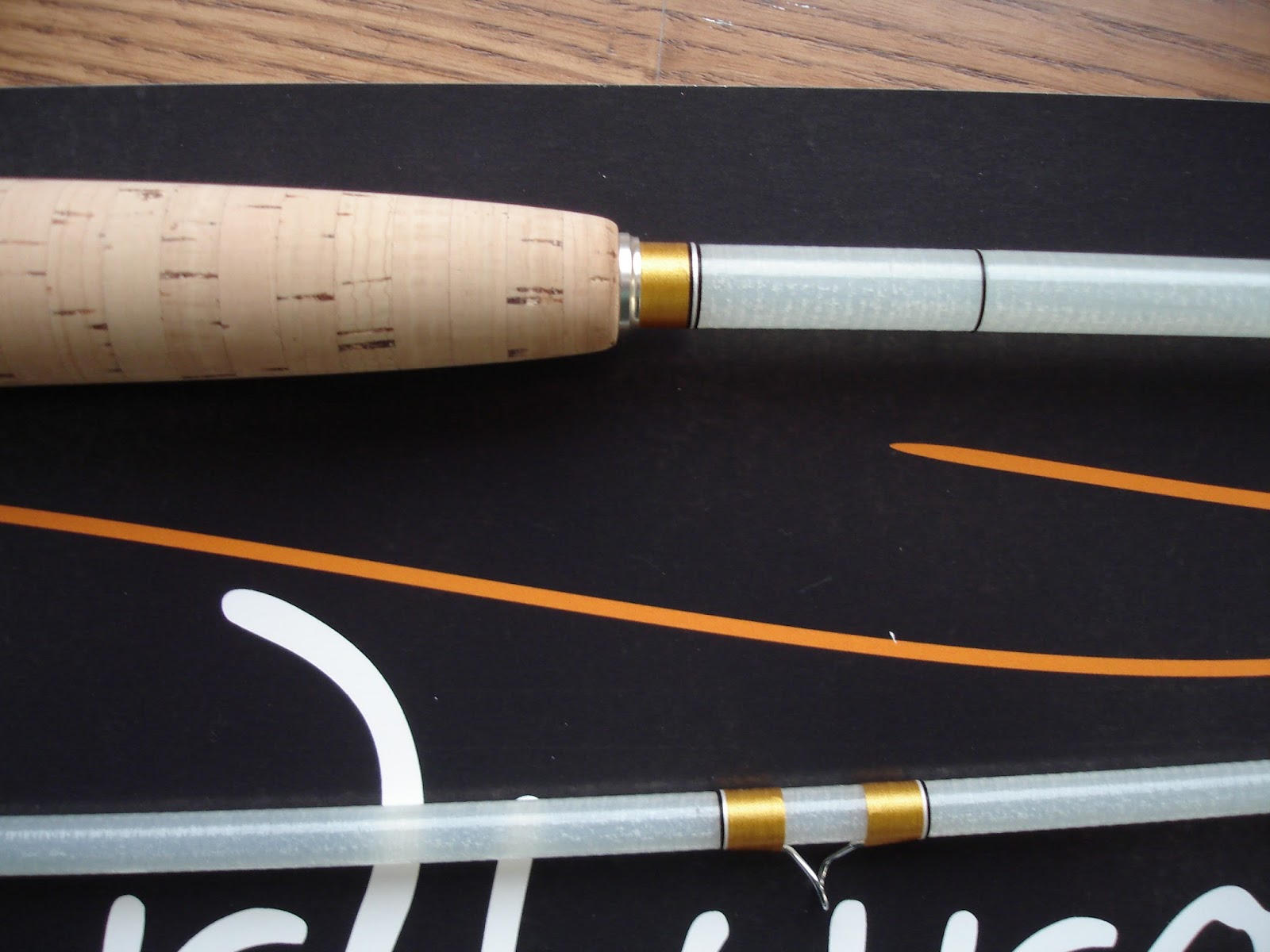 XanderFlyrods KABUTO7033 WHITE FIBERGLASS FLY ROD