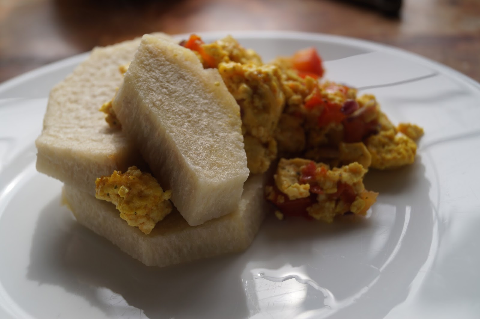 The Vegan Nigerian YAM AND 'EGG' (VEGAN)