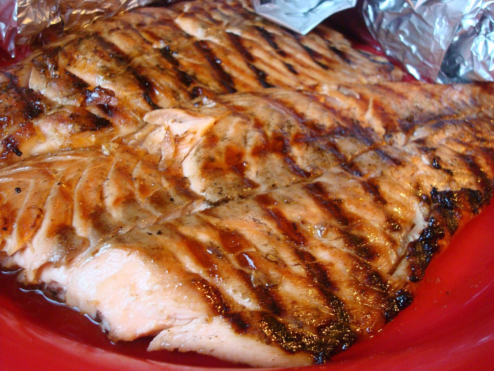 Roll Me Outta Here! Sweet n' Savory Grilled Salmon