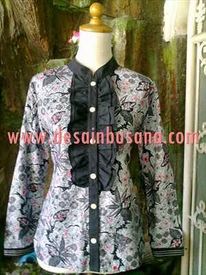 batik renda kerut