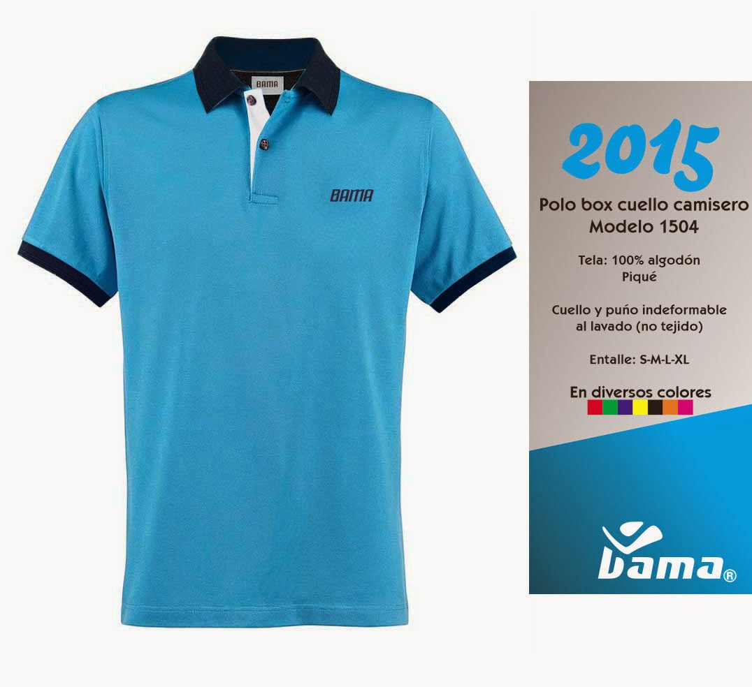 polos deportivos con cuello camisero