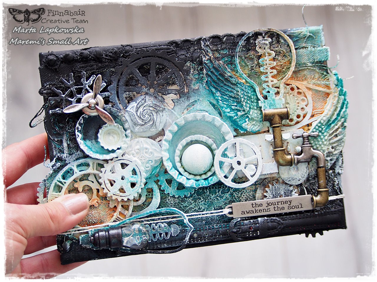 Finnabair 'The journey...' Mini canvas by Marta Lapkowska