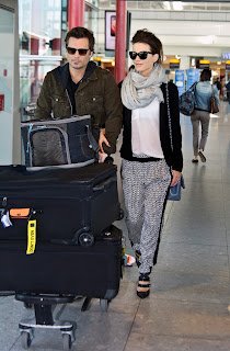Kate Beckinsale spotted at Heathrow Airport  