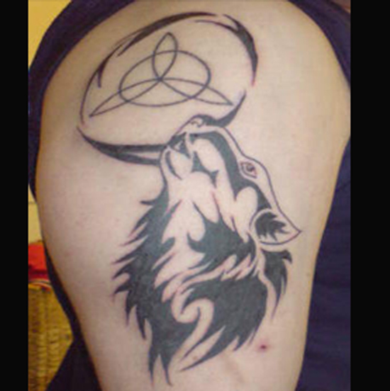 Tribal Wolf Tattoo Design And Meaning