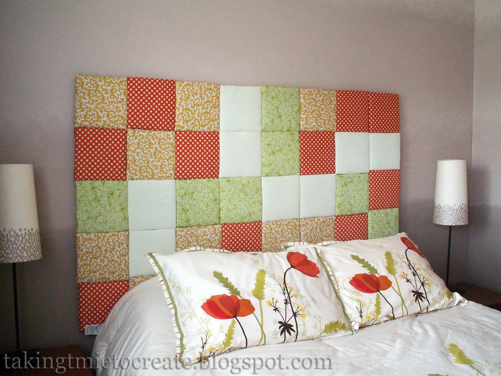 Taking Time To Create Patchwork Headboard {Tutorial}