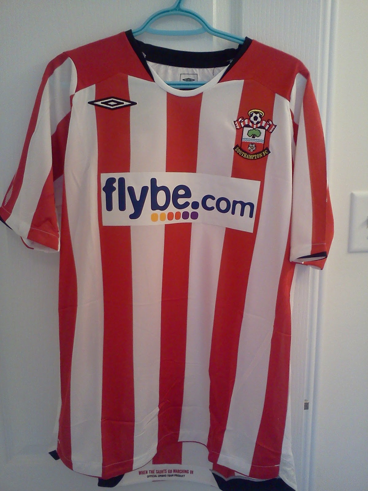 My Umbro Football Jerseys Collection Southampton 20082009 Home S/S jersey