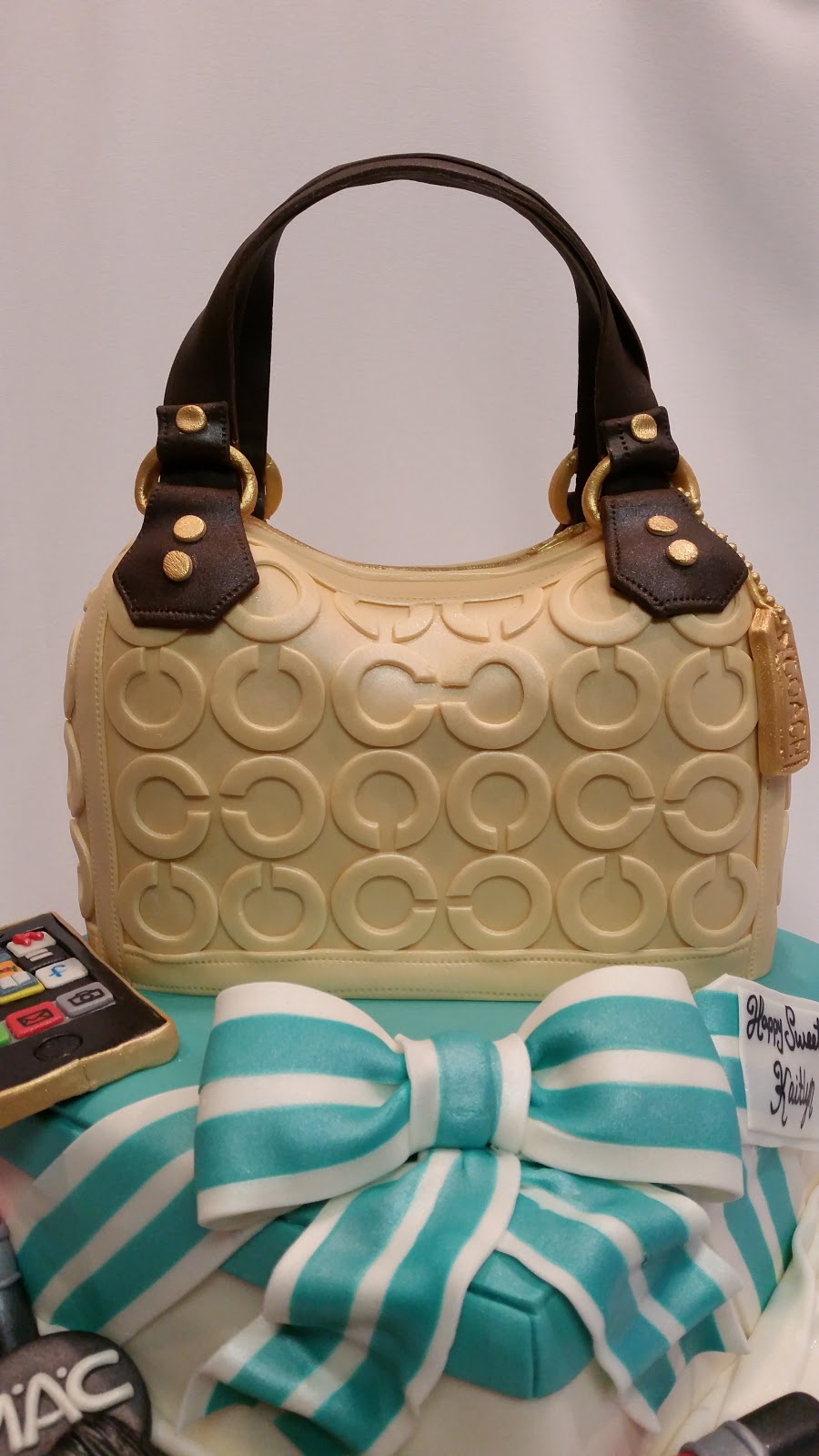 MyMoniCakes Coach handbag replica with gift box