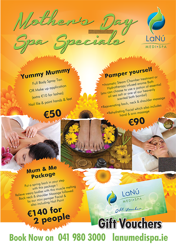 Mother's Day Spa Specials and Gift Vouchers at LaNu Medi Spa Drogheda