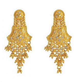 gold earring design