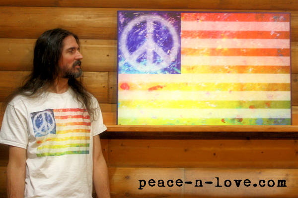 Symbole de la Paix  - Page 7 Hippie+peace+flag