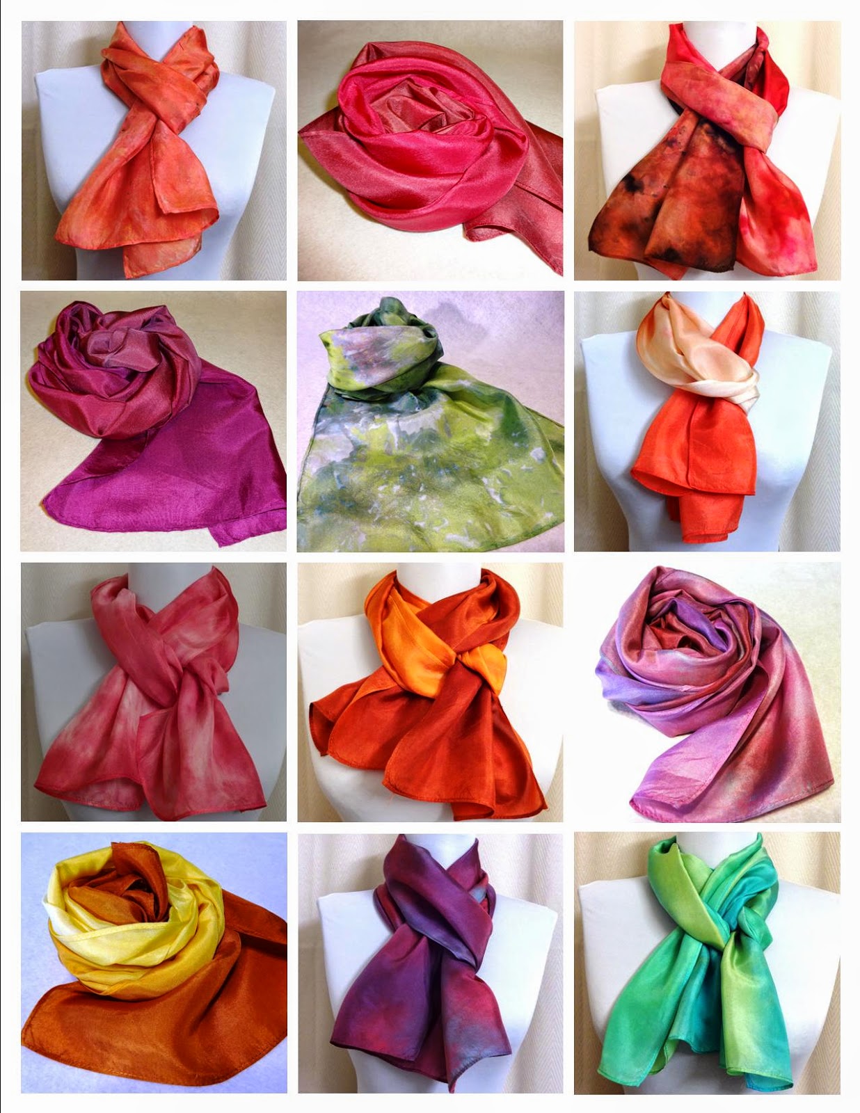 eweniquely ewe Silk Scarves