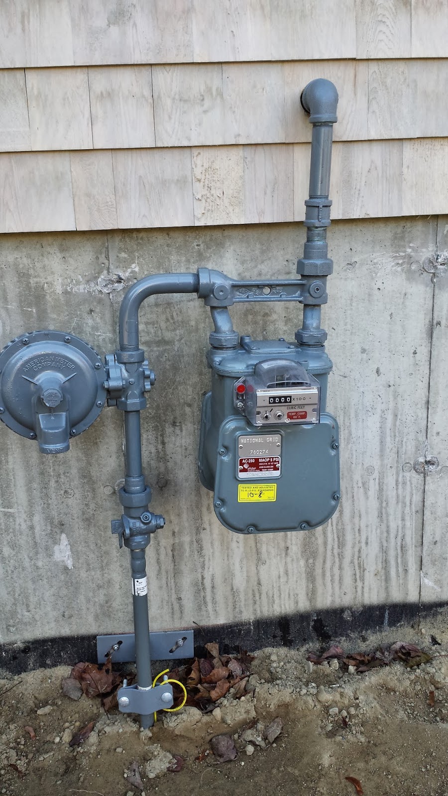 Ocean State Home Gas Line Connected