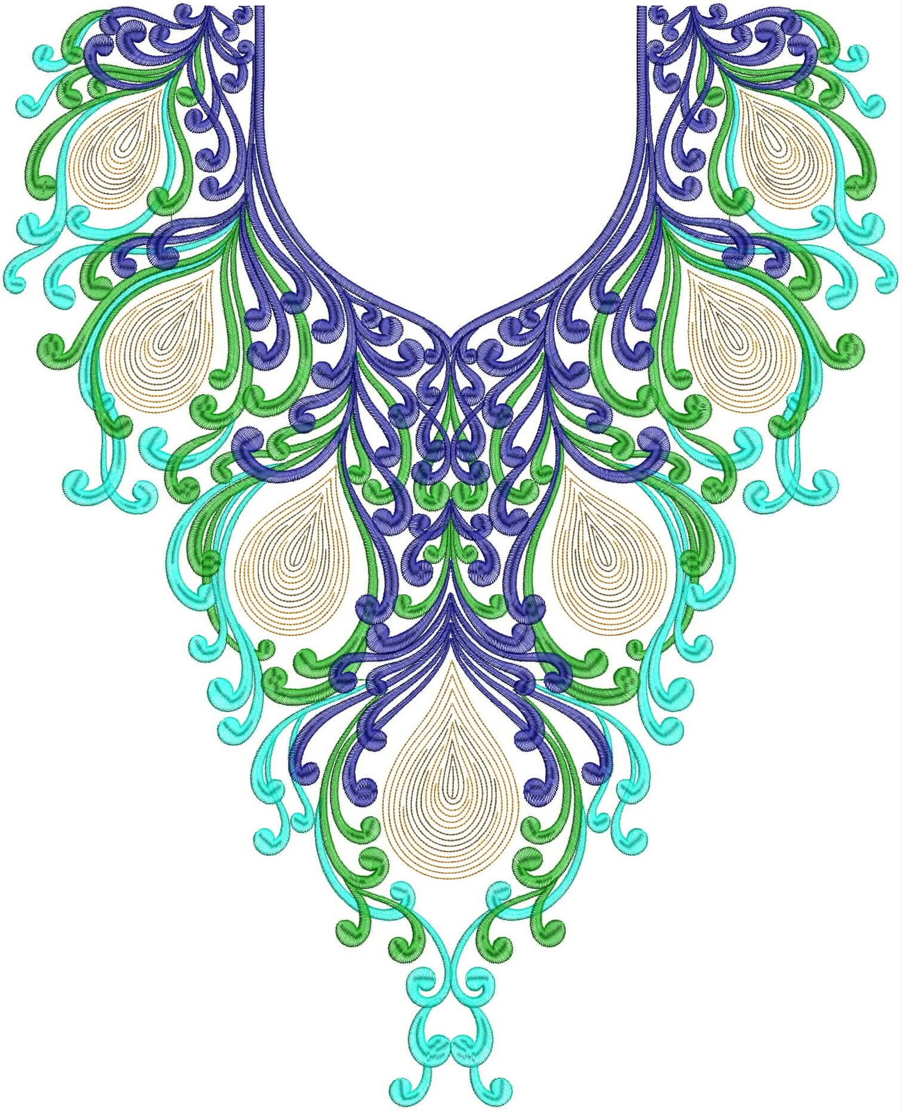 neck embroideries