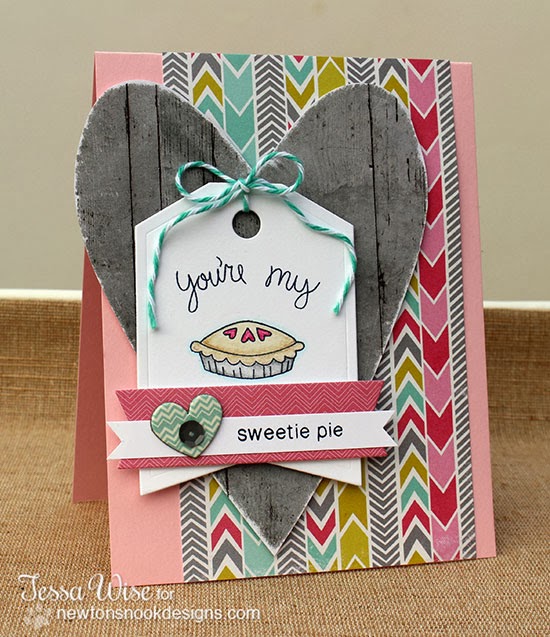 Sweetie Pie card by Tessa Wise for Newton's Nook Designs 