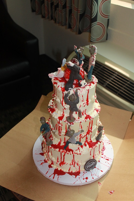 Devanys Designs Zombie Wedding Cake