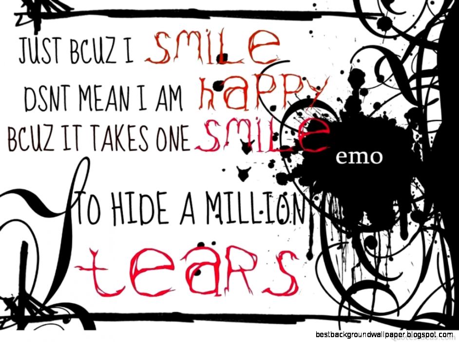 Sad Emo Love Quotes Wallpaper
