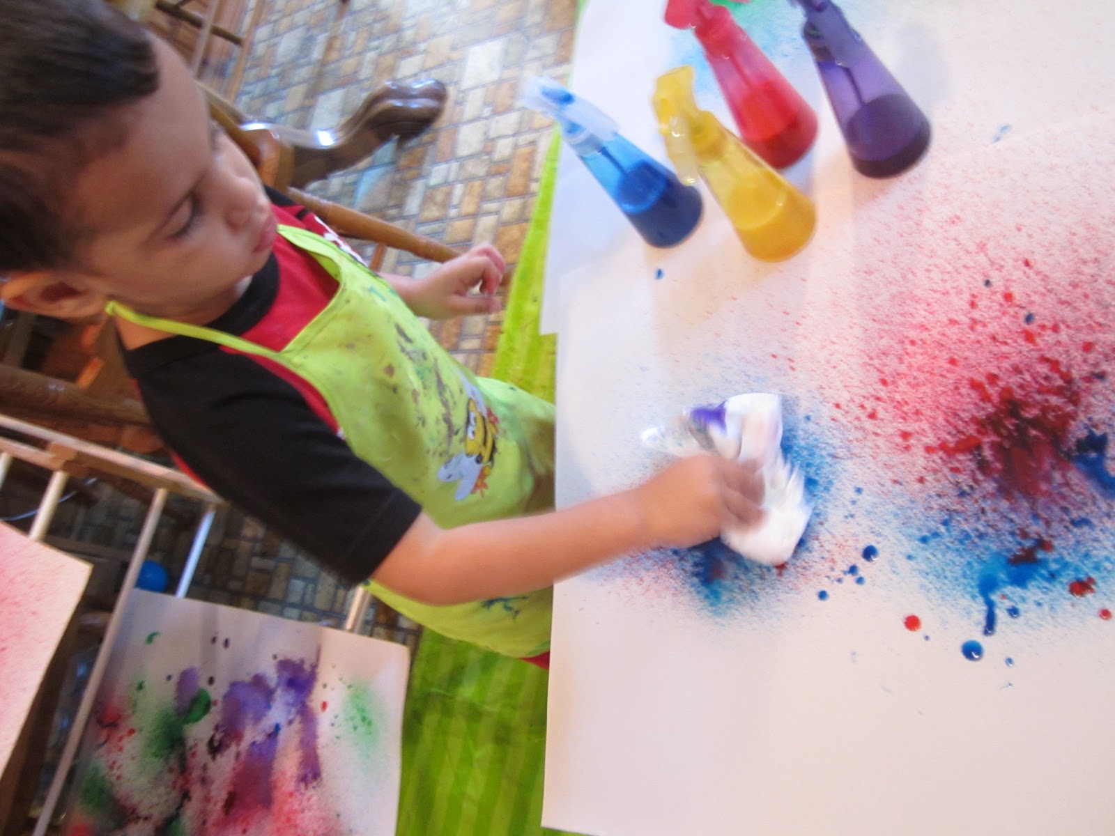 art and soul preschool Spray Painting