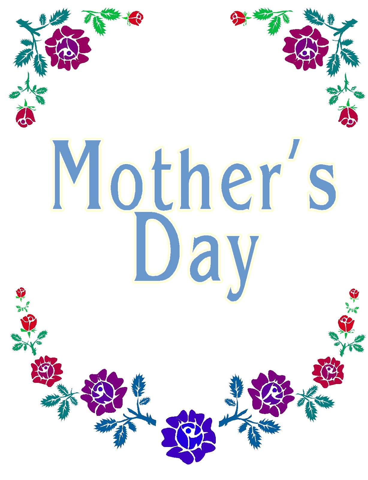 Free Posters and Signs Mother's Day