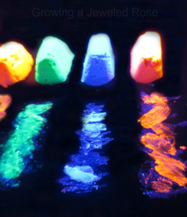 Glow in the Dark Chalk Recipe Growing A Jeweled Rose