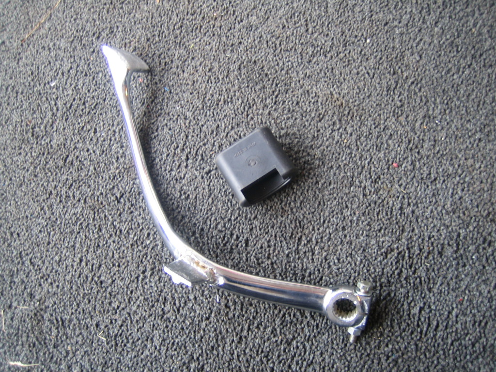 Lambretta Restoration Installing the kick start pedal