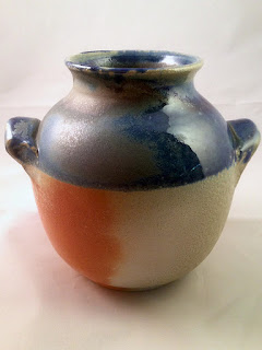 Soda Fired Pottery Vase by Lori Buff