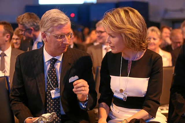 King Philippe and Queen Mathilde - World Economic Forum - Davos - Switzerland