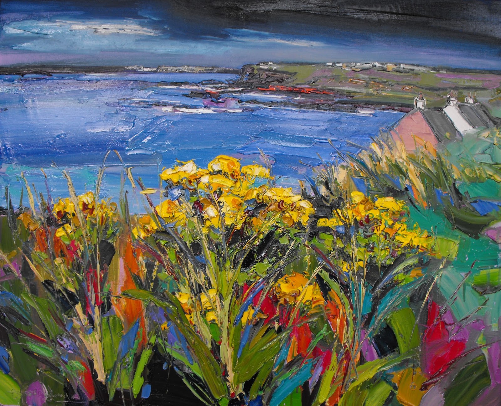 Judith I Bridgland Northern Ireland Paintings Arriving Today in London...