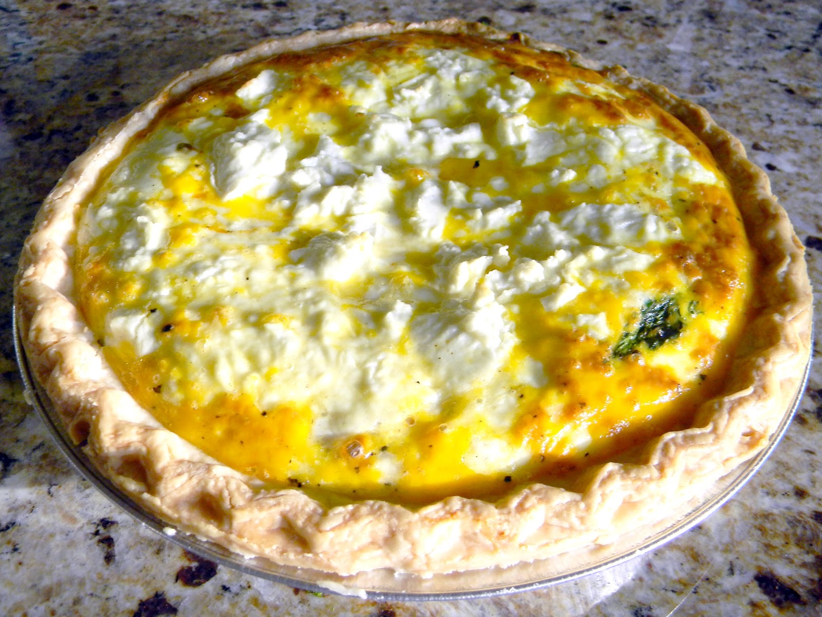 Tomato & Goat Cheese Quiche Schue Love