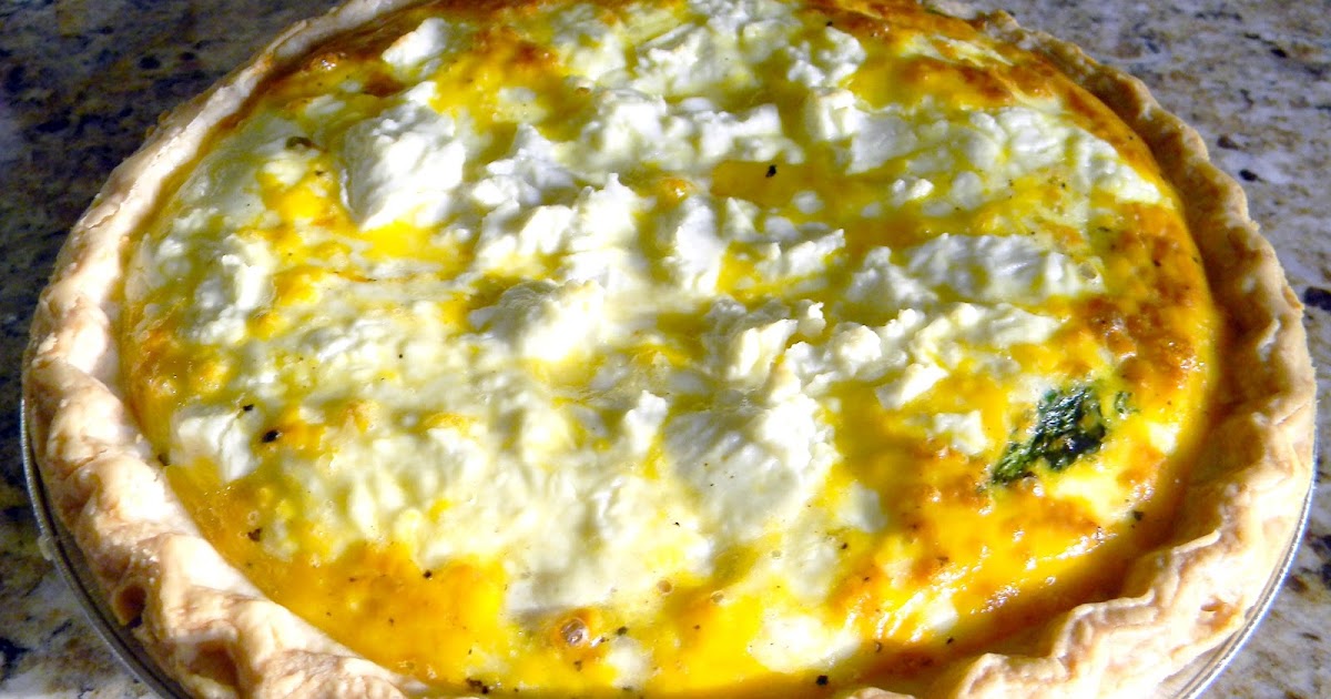 Tomato & Goat Cheese Quiche Schue Love