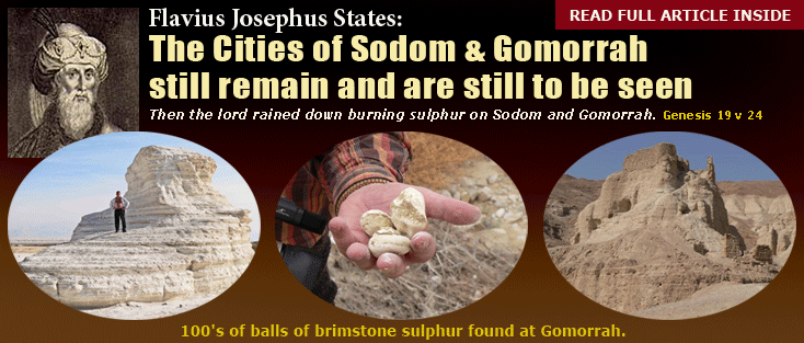DISCOVERED - HISTORICAL EVIDENCE OF SODOM AND GOMORRAH.