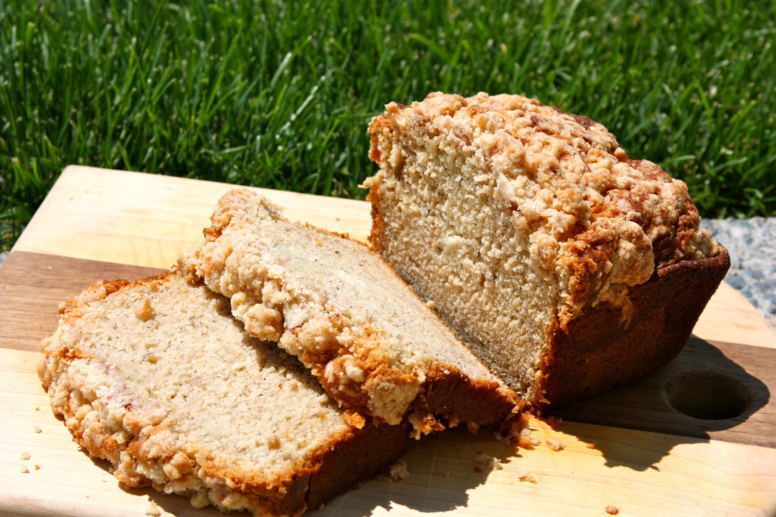 My Recipe Box Banana Bread with Cinnamon Crumble