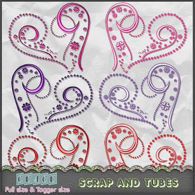 Heart Doodles (CU4CU) .Heart+Doodles_Preview_Scrap+and+Tubes