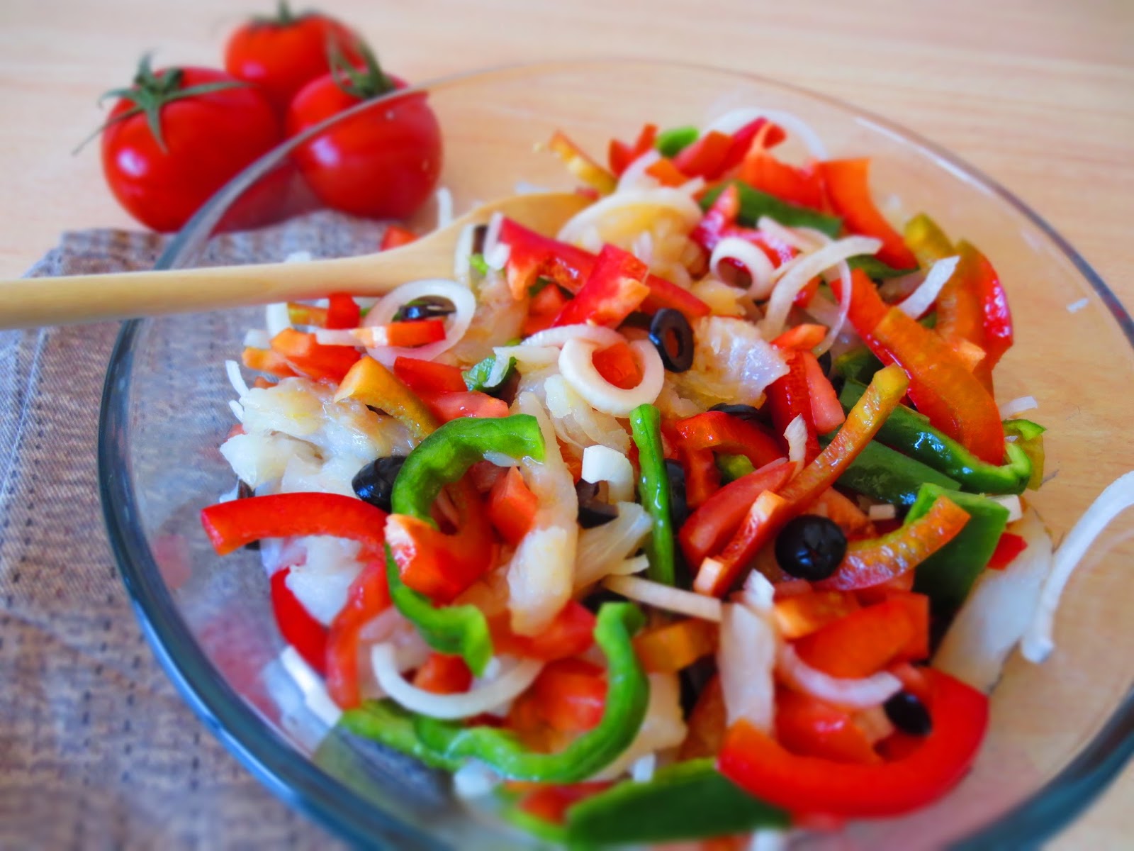 Spanish Esqueixada Catalan cod salad