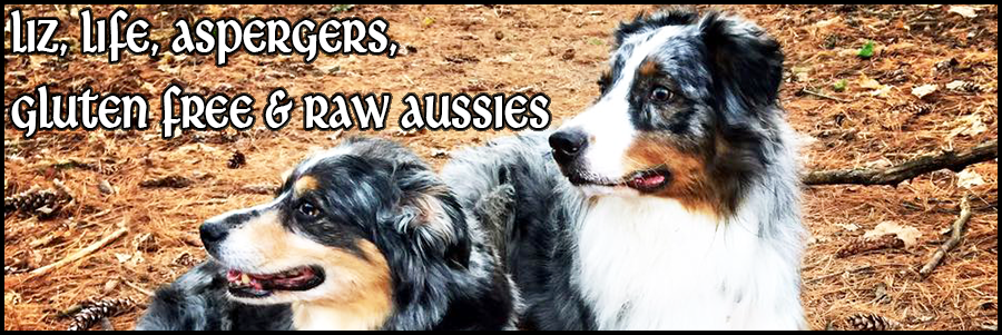 Liz's Life, Aspergers, Gluten Free & Raw Fed Aussies