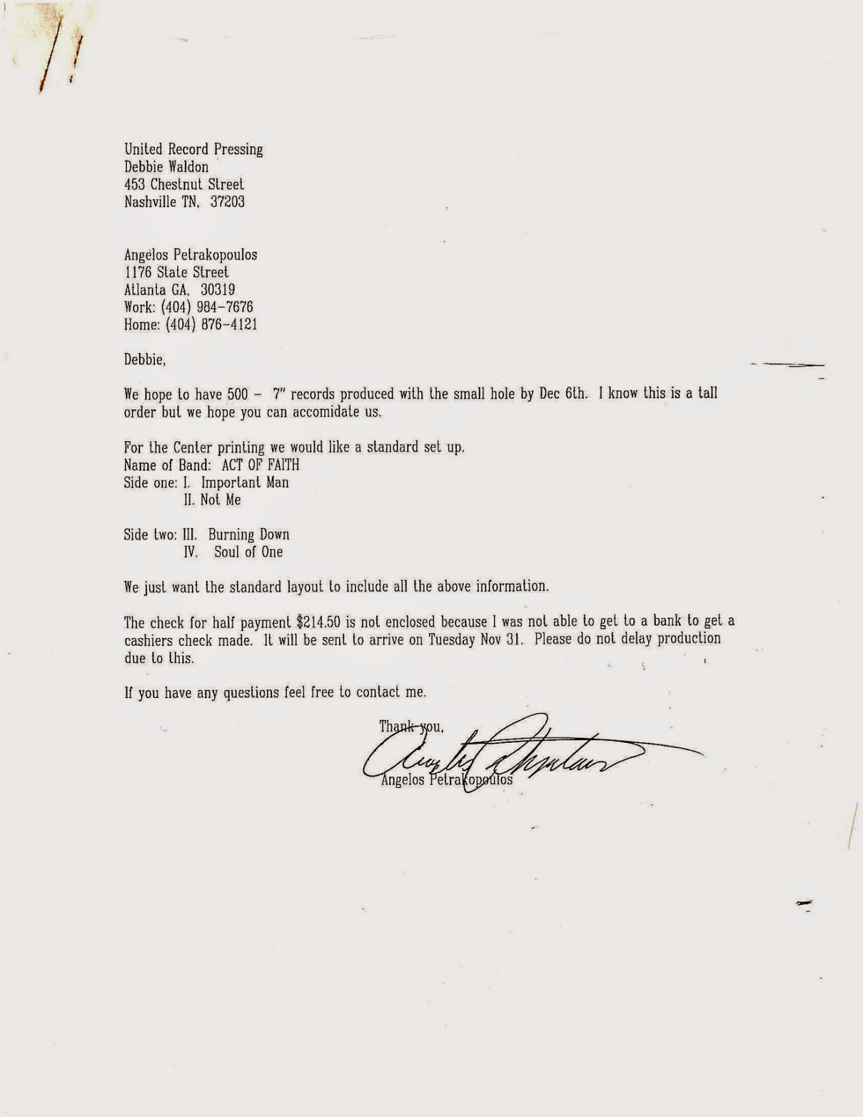 Beyond Failure Those Petrakopoulos boys never throw a