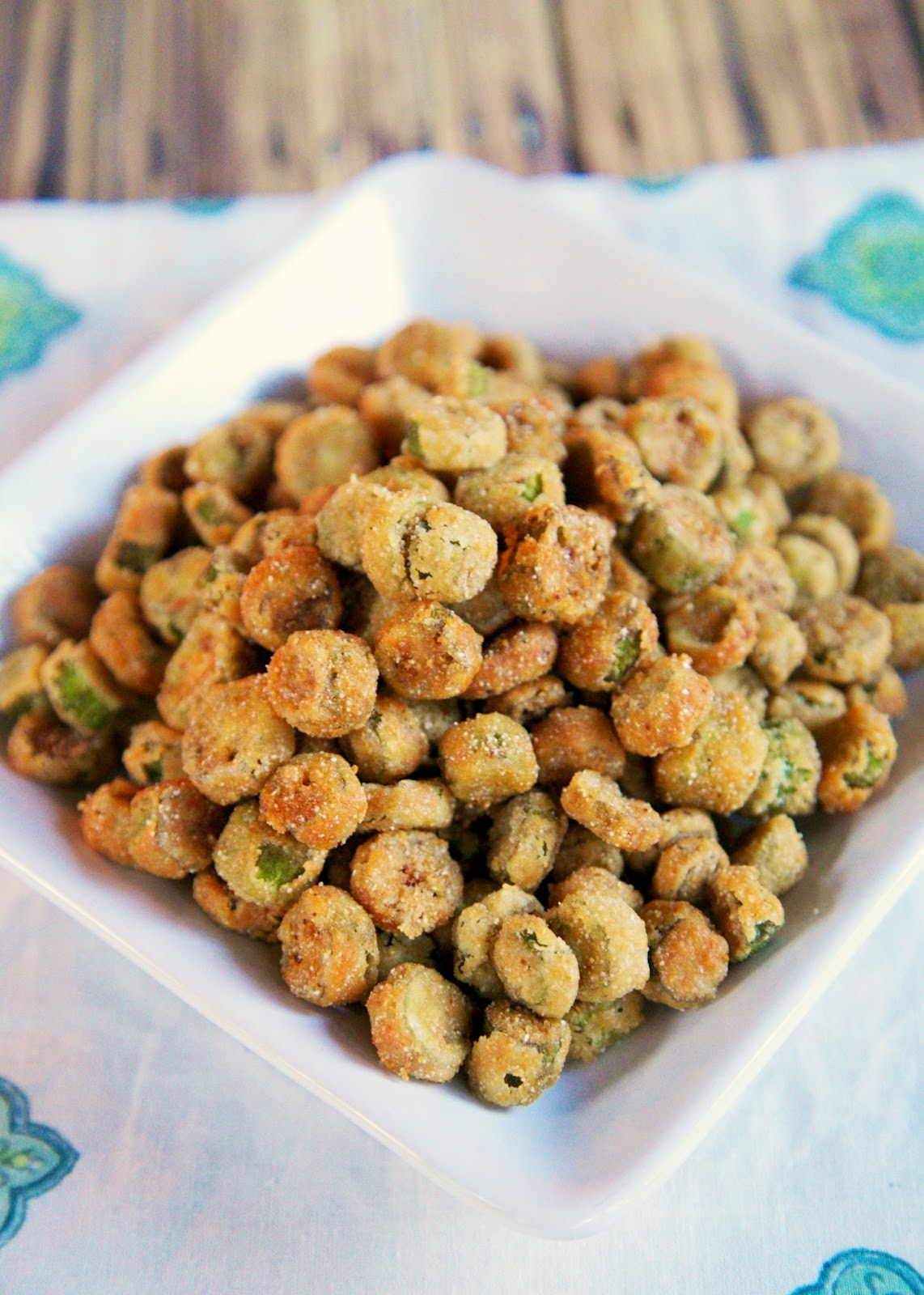 2Ingredient Fried Okra Plain Chicken