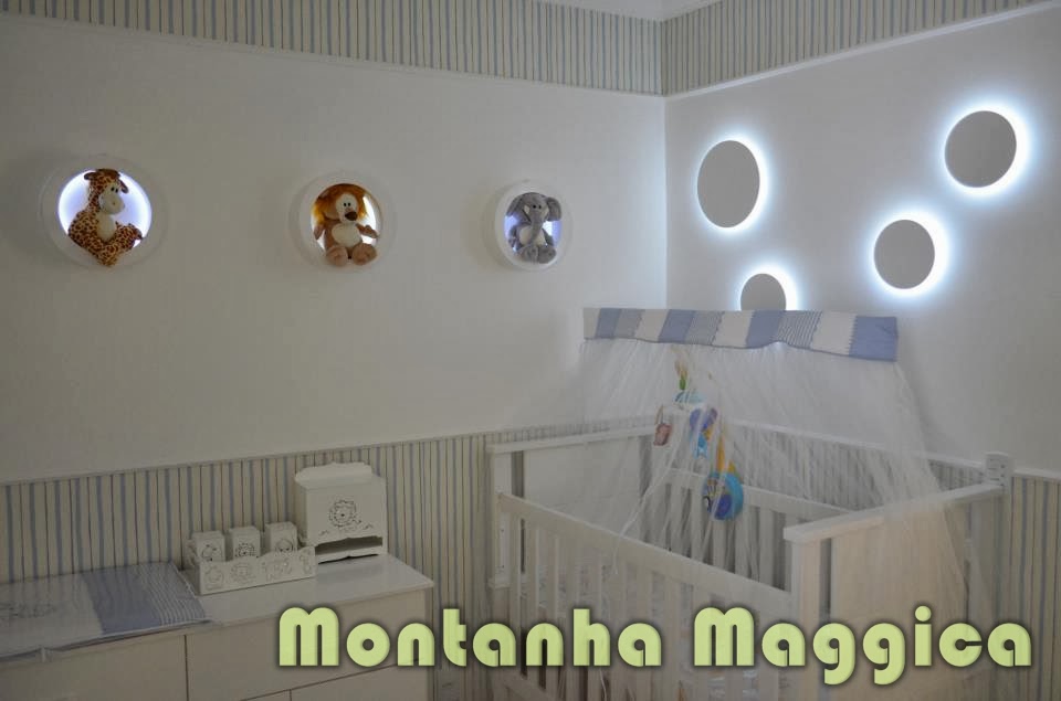 Montanha Maggica Nicho com Led Quadro Para Quarto De Bebe Com Led ~ Montanha Maggica Nicho com Led