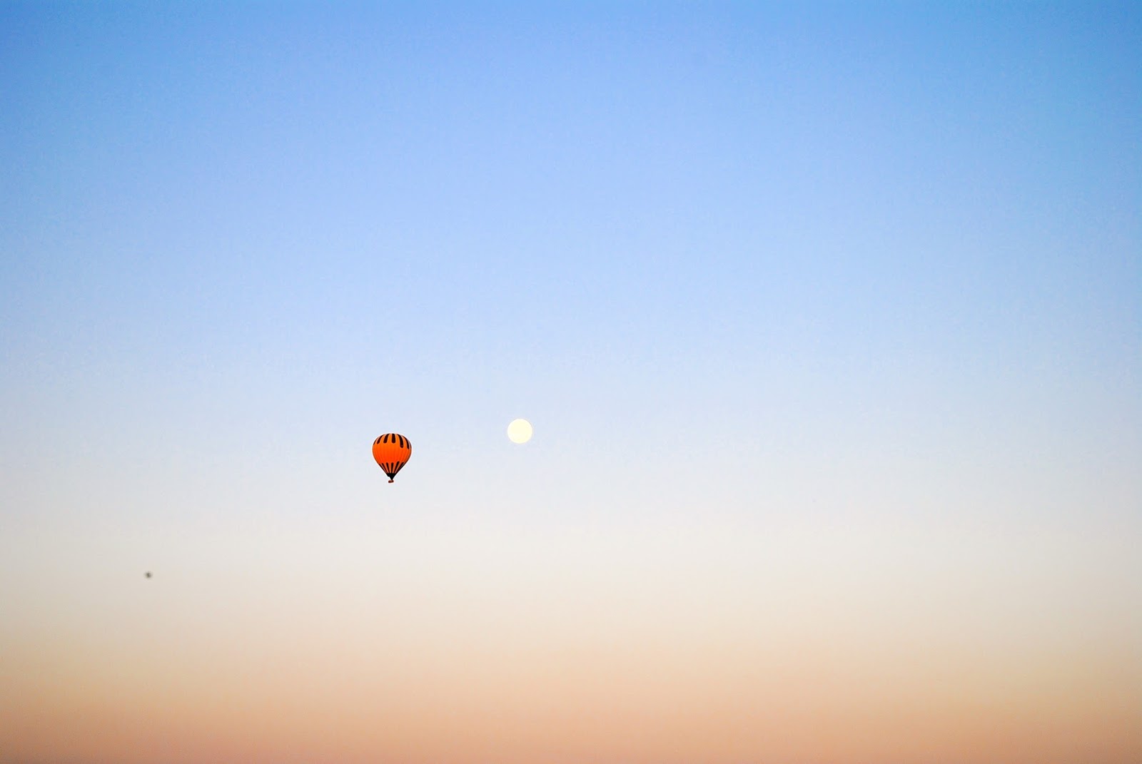 Hot Air Ballooning over Cappadocia at Sunrise with Butterfly Balloons