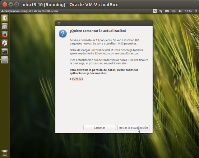 DriveMeca actualizando Ubuntu 13.10 a 14.04 paso a paso