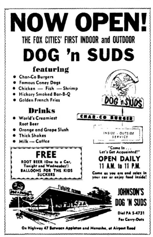 MENASHA Dog 'n' Suds Now Open!