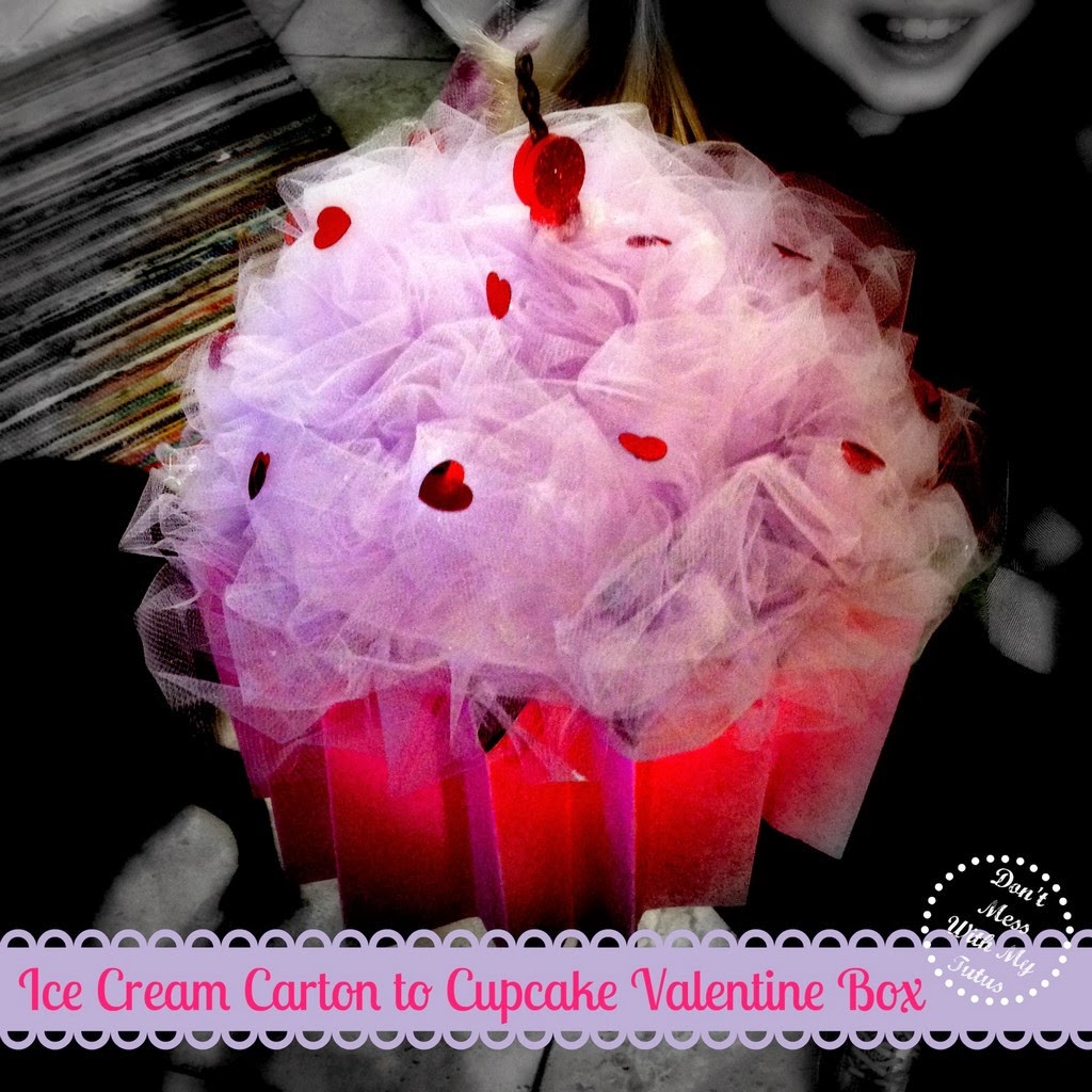 Don't Mess With My Tutus! Cupcake Valentines Box!