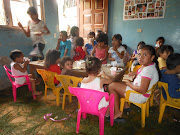Sept 9 - Dia Del Nino At The Hogar. I resented the cost of all this food
