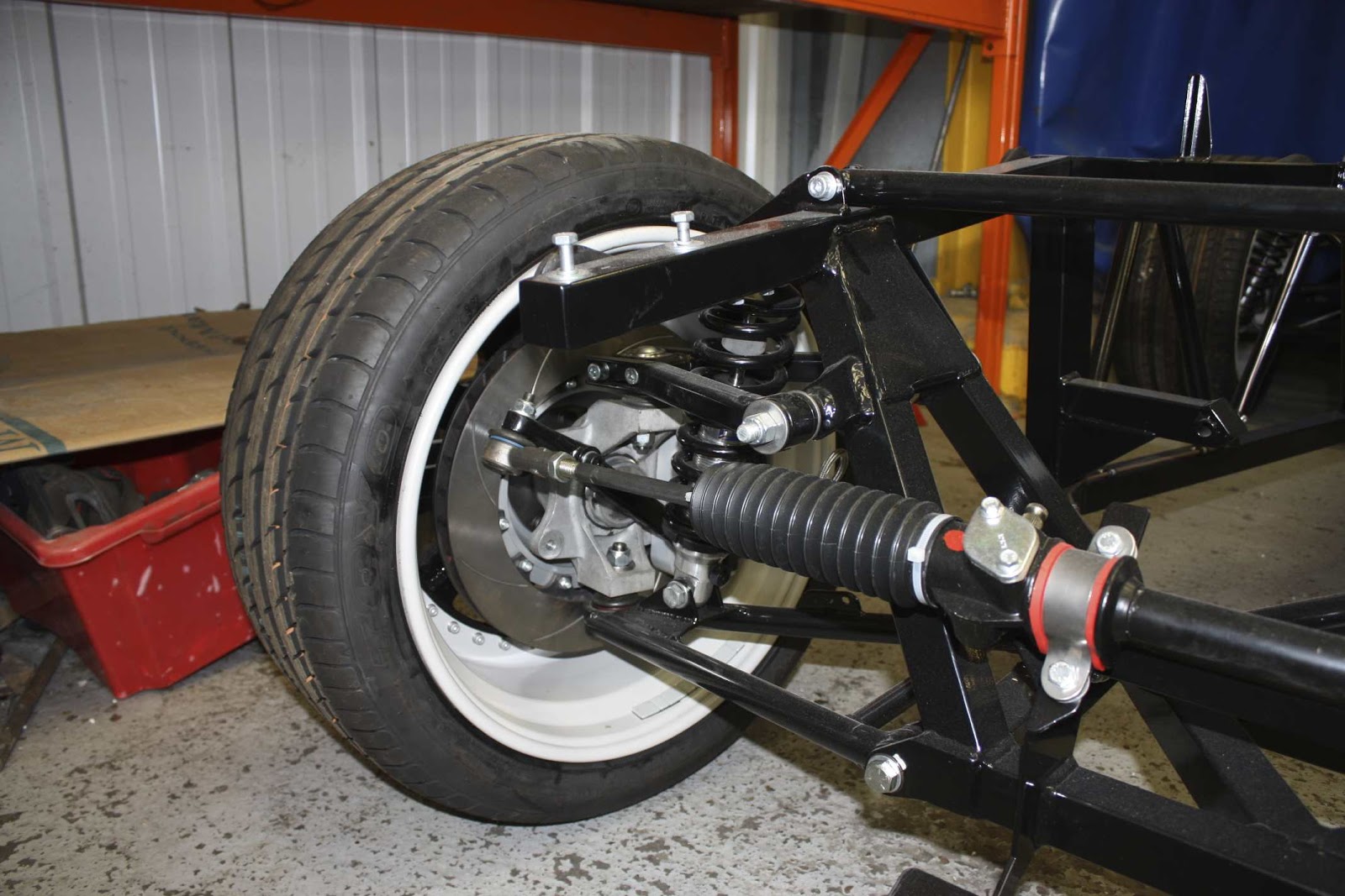 Keith's Cobra Build Rolling Chassis