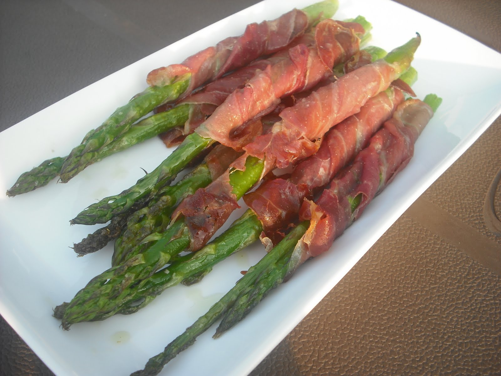 Dexter's Desserts Prosciutto Wrapped Asparagus