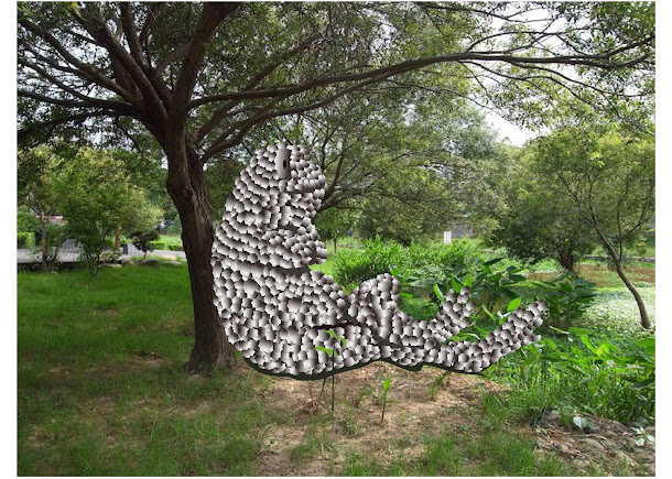 藤井芳則為2017桃園地景藝術節所創作的《戲畫青蛙》(GIGA FROG),戲畫(GI GA)?藤井芳則作品發想源自日本戲畫(諷刺畫)與現代的日本漫畫手法有相似之處,鳥獸戲畫也常被稱為日本最古老的漫畫。 藤井芳則為2017桃園地景藝術節所創作的《戲畫青蛙》(GIGA FROG),戲畫(GI GA)?藤井芳則作品發想源自日本戲畫(諷刺畫)與現代的日本漫畫手法有相似之處,鳥獸戲畫也常被稱為日本最古老的漫畫。